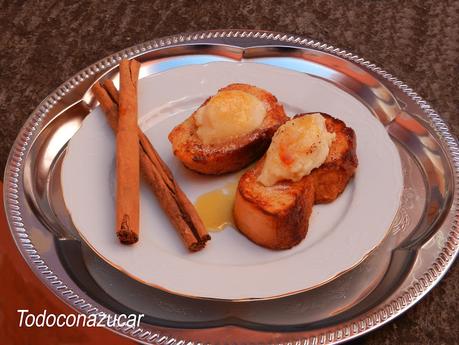 TORRIJAS CON CREMA CARAMELIZADA