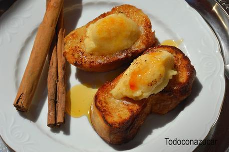 TORRIJAS CON CREMA CARAMELIZADA