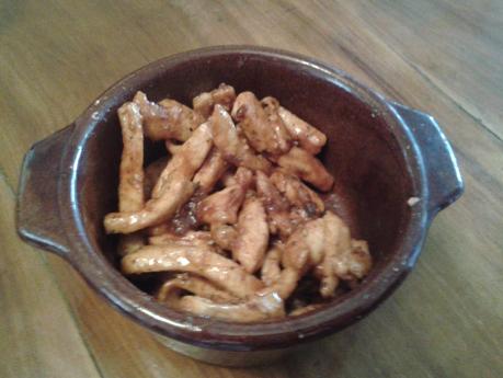 Pollo picante para fajitas o ensalada