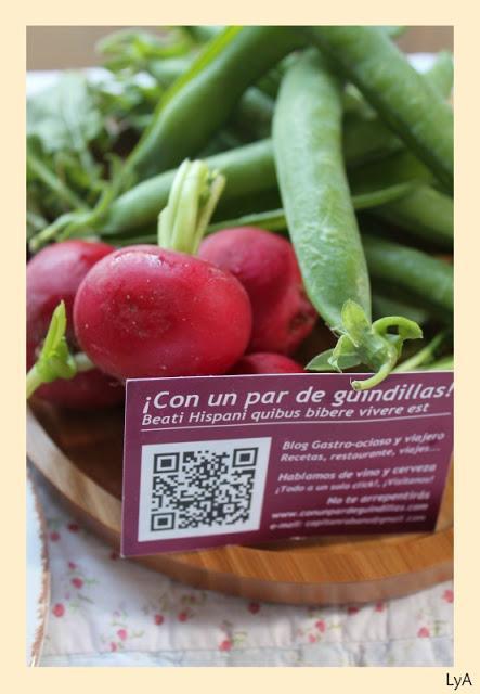 Ensalada de guisantes frescos y rabanitos, con aliño de miel y mostaza... para ¿Quedamos a comer en Madrid? Ensalada de guisantes frescos y rabanitos, con aliño de miel y mostaza... para ¿Quedamos a comer en Madrid?