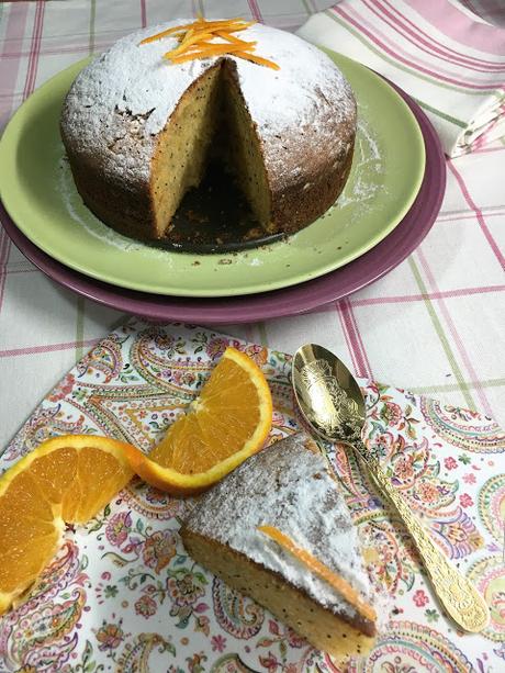 Bizcocho De Naranja Con Semillas De Amapola