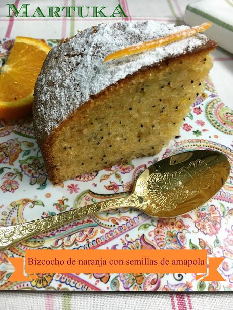 Bizcocho De Naranja Con Semillas De Amapola