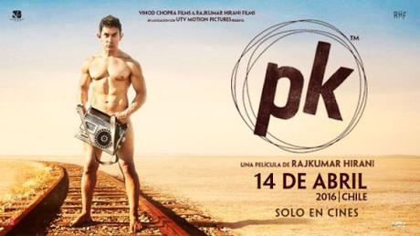 La cinta PK, dirigida por Rajkumar Hirani, se estrena en cines de #Chile el 14 de Abril