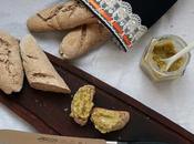 Baguette integral tapenade aceitunas verdes