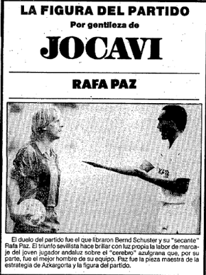 Rafa Paz. El mítico '7' del Sevilla Rafa Paz. El mítico '7' del Sevilla