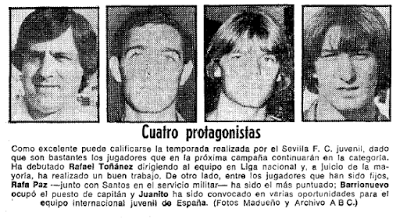 Rafa Paz. El mítico '7' del Sevilla Rafa Paz. El mítico '7' del Sevilla