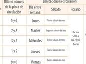 Calendario Circula Abril Junio CDMX