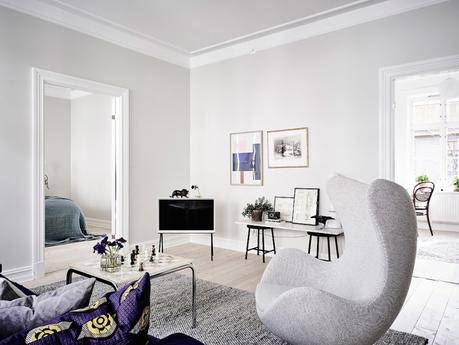 sillón Egg silla Series 7 silla para la mesa de la cocina muebles de diseño interiores nórdicos escandinavos diseño danés decoraciones nórdicas decoración interiores blog decoración nórdica arne jacobsen 