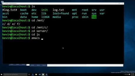 Bash llega a Windows 10 Bash llega a Windows 10
