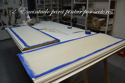 Paso a paso: cómo trabajamos sobre un bargueño estilo veneciano