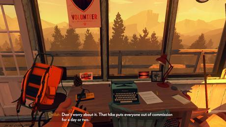 Cómo te acompaña Delilah en Firewatch firewatch2