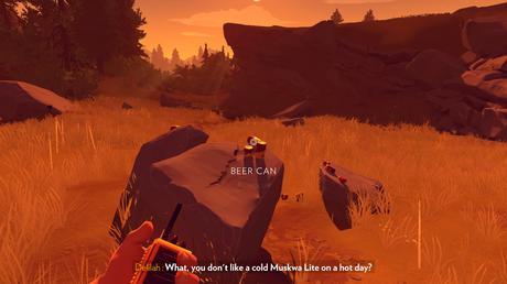 Cómo te acompaña Delilah en Firewatch firewatch4