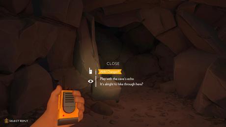 Cómo te acompaña Delilah en Firewatch firewatch11