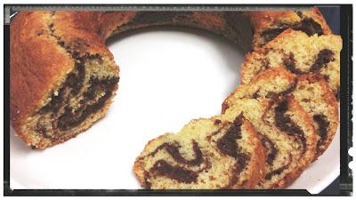 Bizcocho de yogur griego y chocolate