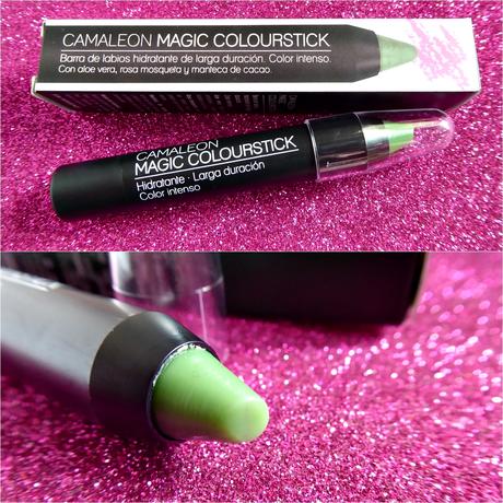 Barra de labios hidratante de larga duración y color intenso. Camaleon magic colourstick