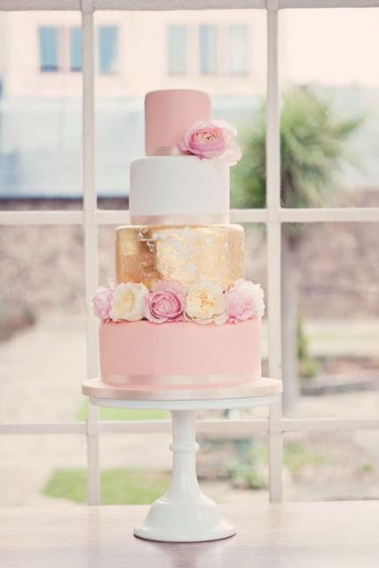 Pastel de boda romántico - Foto: www.rockmywedding.co.uk