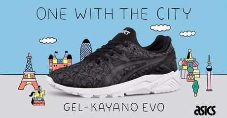 Asics Gel-Kayano Evo Origami One with the city