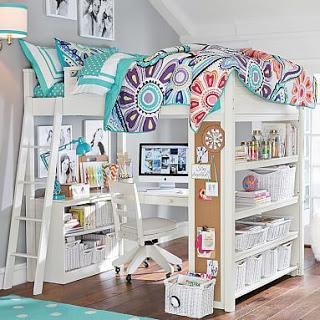 Decoración - Area de Estudios para Adolescentes - Study Rooms for Teens.