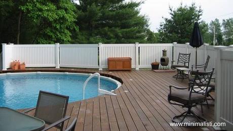 Cercos para piscinas exteriores.