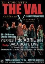 Concierto de The Val en Boite Live