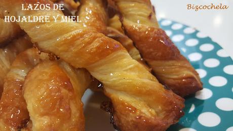 LAZOS DE HOJALDRE Y MIEL