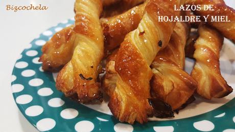 LAZOS DE HOJALDRE Y MIEL