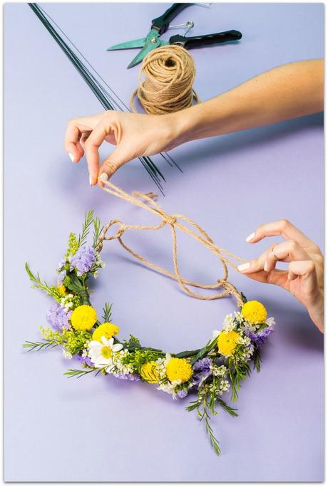 DIY: Corona de flores