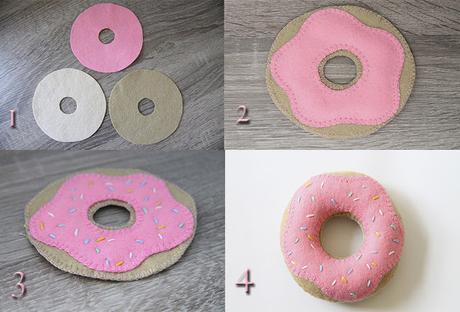 Como hacer alfiletero en forma de Donuts