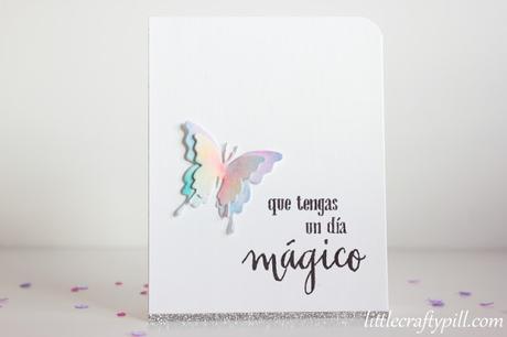 Watercolor smooching technique: two cards Watercolor smooching technique: two cards