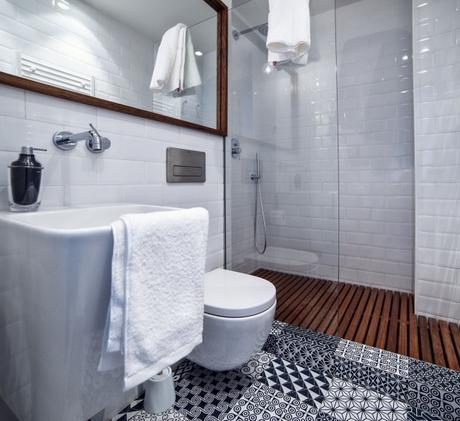 Alojamientos con historia baño estrecho