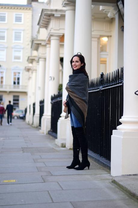 black-boots-7 zara-scarf-as-a-poncho-with-black-boots