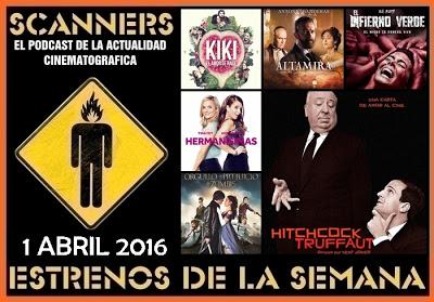 Estrenos de la Semana 1 de Abril de 2016 por el Podcast Scanners