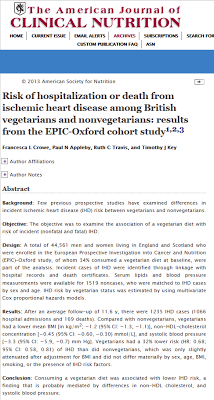 SALUD: Estudios sobre alimentación vegetariana y enfermedad cardiovascular