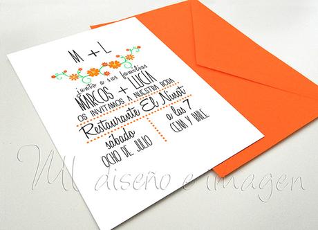 Invitaciones de boda PRIMAVERA