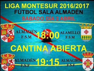 Interesantes encuentros de fútbol sala masculino y femenino hoy en Almadén