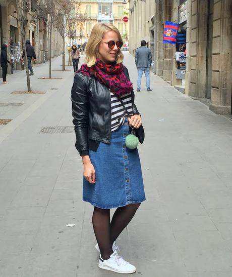 Look cañero con falda vaquera