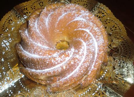 Bundt de queso y chocolate blanco y ganador del sorteo V aniversario