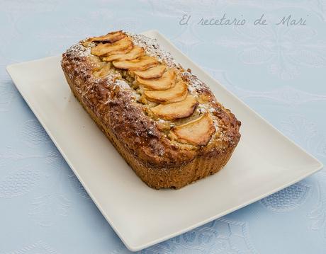 Bizcocho de avena y manzana
