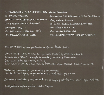 ROCK MEXICANO. Mujer y ego.