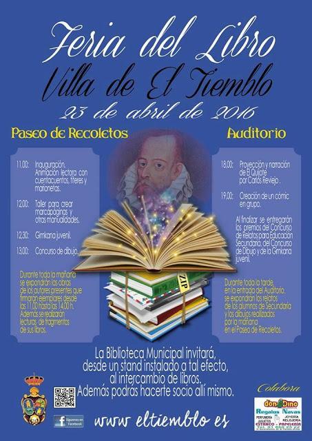 Ya tenemos cartel para La Feria del Libro Villa de El Tiemblo