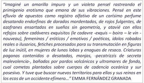 EMMA FERNÁNDEZ: ENTRE LA REALIDAD Y EL SUEÑO