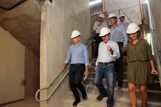 HHoracio Rodriguez Larreta recorrió las obras de la Escuela Siglo XXI 