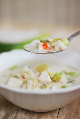 Tom Kha Kai (Sopa de pollo con leche de coco)