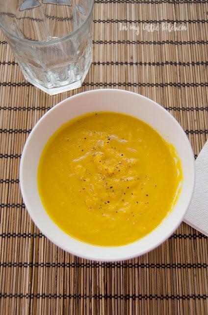 Crema de zanahoria y manzana