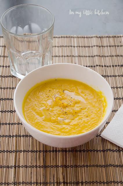 Crema de zanahoria y manzana