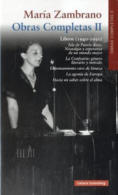 María Zambrano. Obras Completas II