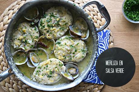 Merluza en salsa verde con almejas y algo sobre una tal Plácida