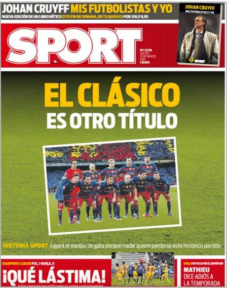 El clásico, otro título para el Sport... pero solo si no lo gana el Madrid