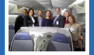 Boeing 787 de Air Europa llega al Aeropuerto Internacional Las Américas