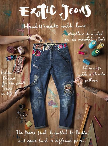 Customiza tu ropa DIY con EXOTIC JEANS de Desigual